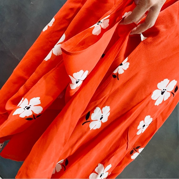 Reformation Inka Dress (Chiquita) Size M Floral Smocked Square neck Shot Sleeve - Picture 7 of 10